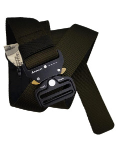 Cinturón Táctico de Dinero PuPeiLife con Bolsillo Oculto - Negro 2