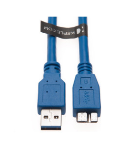 Cable Micro USB 3.0 Keple 1m para Discos Duros Externos 2