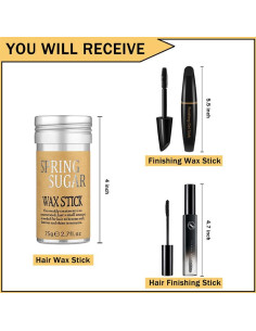 Set de Cera para Cabello SPRINGSUGAR - Fijación Fuerte 78g 2