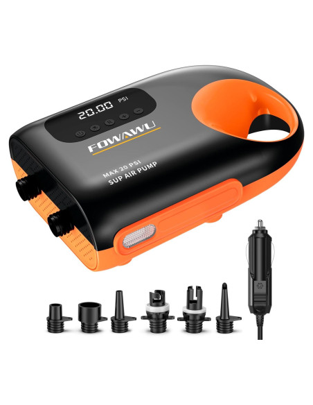 Bomba Eléctrica FOWAWU para Paddleboard 12V Doble Etapa
