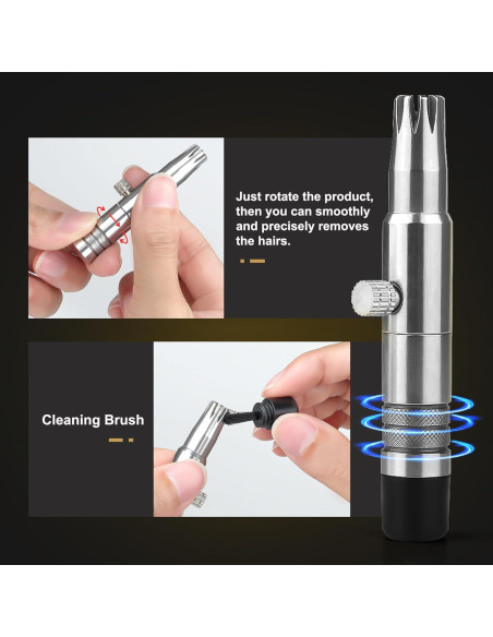 Recortador de Vello Nasal Manual EHOPHNA M-NHT Acero Inoxidable Recortador de Vello Nasal Manual EHOPHNA M-NHT Acero Inoxidable