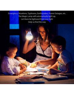 Bombillas LED Recargables BSOD 7W E26 con Control Remoto 2