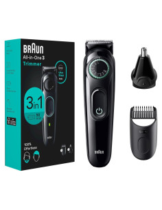 Braun Kit de Estilo Todo en Uno 3 en 1 Recortadora Negra