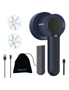 Quitapelusas Eléctrico Lint SL-1 Pantalla LED 3 Velocidades