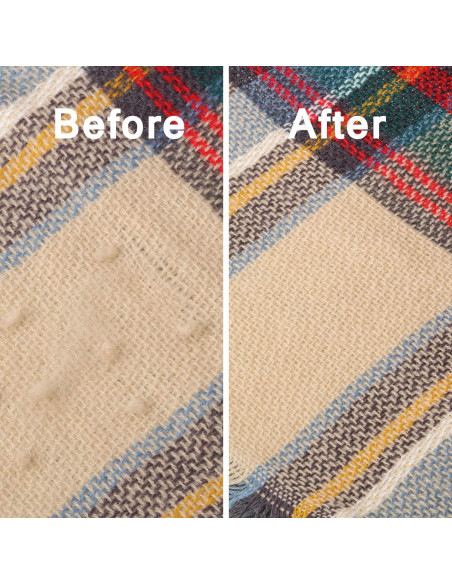 4 Peines Removedores de Pelusas Boao para Suéter Azul