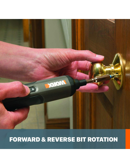 Destornillador Inalámbrico Worx WX240L 4V 300 RPM 12 Puntas