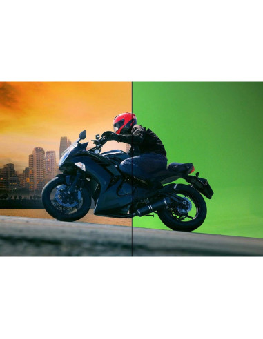 Fondo de Tela No Tejida Verde 3x2.1m para Fotografía Estudio