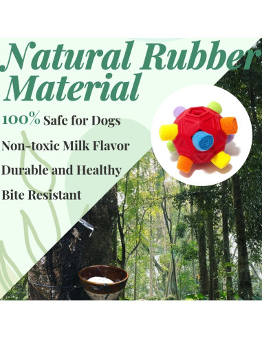 Pelota Snuffle CIIVURR Juguete Interactivo para Perros