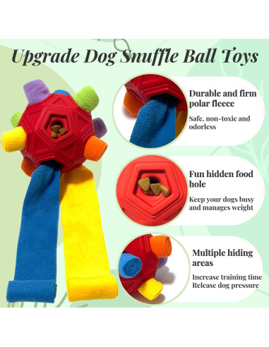 Pelota Snuffle CIIVURR Juguete Interactivo para Perros