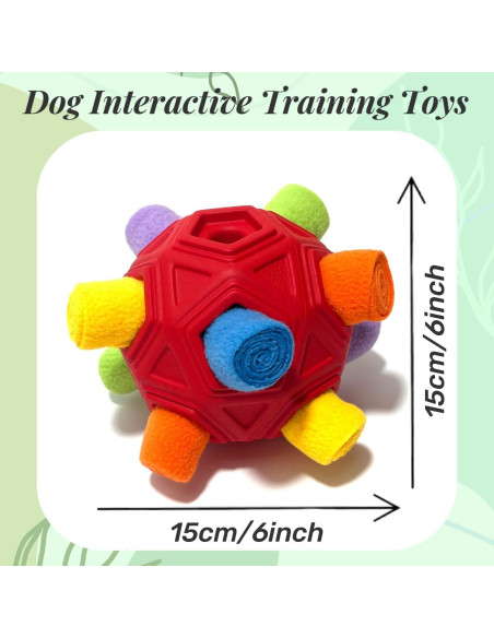 Pelota Snuffle CIIVURR Juguete Interactivo para Perros