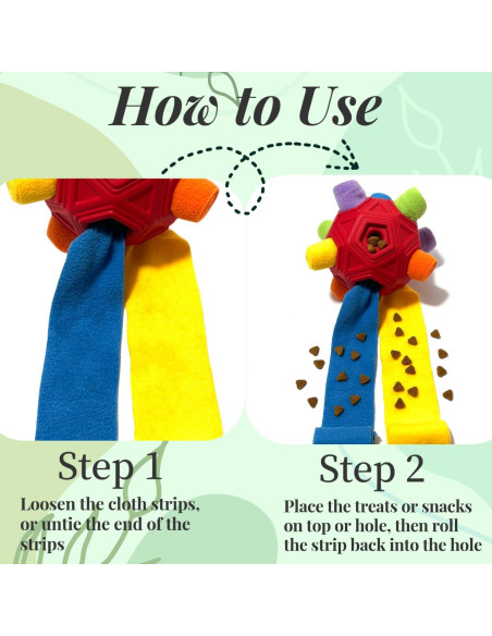 Pelota Snuffle CIIVURR Juguete Interactivo para Perros