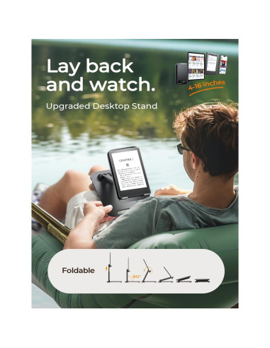 Soporte para Tablet LISEN 2E56 Negro Ajustable Plegable