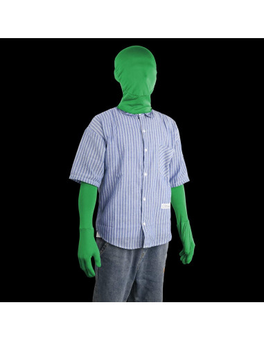 Guantes y Capucha Chroma Key Cosmos para Video Verde