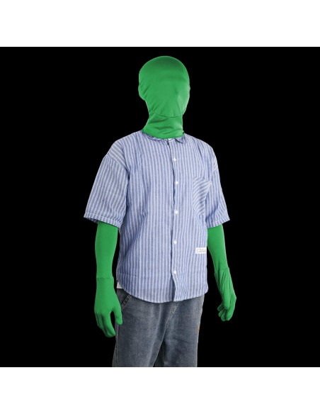 Guantes y Capucha Chroma Key Cosmos para Video Verde