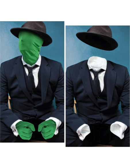 Guantes y Capucha Chroma Key Cosmos para Video Verde