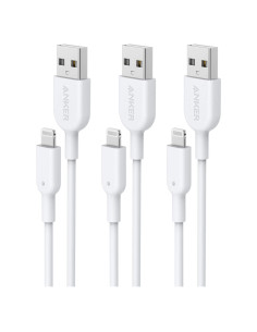Cable Lightning Anker PowerLine II 90 cm Blanco MFi