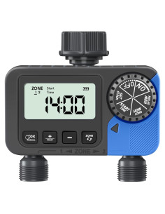 Temporizador de Riego dgtenk GT329 2 Salidas Programable