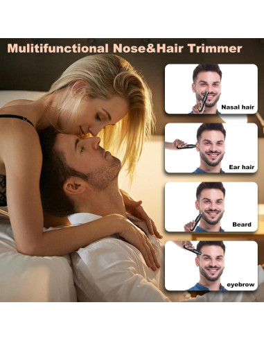 Recortador de Vello Nasal DUST2OASIS Pro 14,000 RPM IPX7