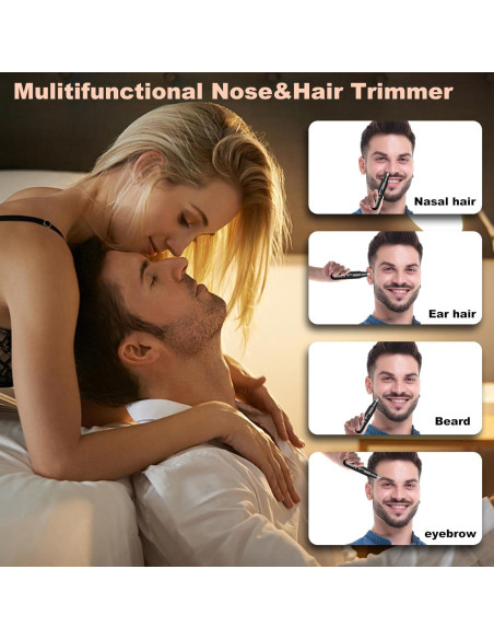 Recortador de Vello Nasal DUST2OASIS Pro 14,000 RPM IPX7