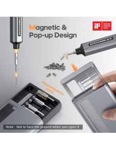 Destornillador Eléctrico AM ARROWMAX SES MINI 28 Puntas 2