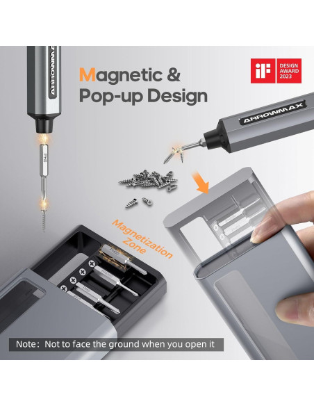 Destornillador Eléctrico AM ARROWMAX SES MINI 28 Puntas