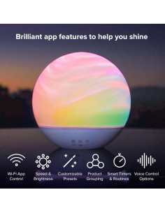 Esfera LED Flotante BlissLights H2Orb IP67 Recargable 2