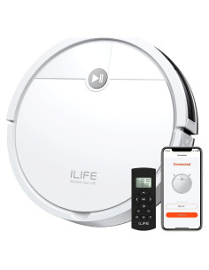 Aspiradora Robot ILIFE X3, Succión 3000Pa, 120 Min, Control APP