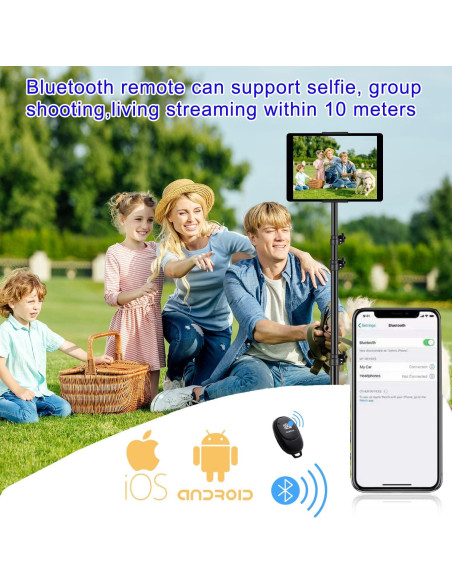 Soporte de trípode SAMHOUSING para iPad ajustable 165 cm