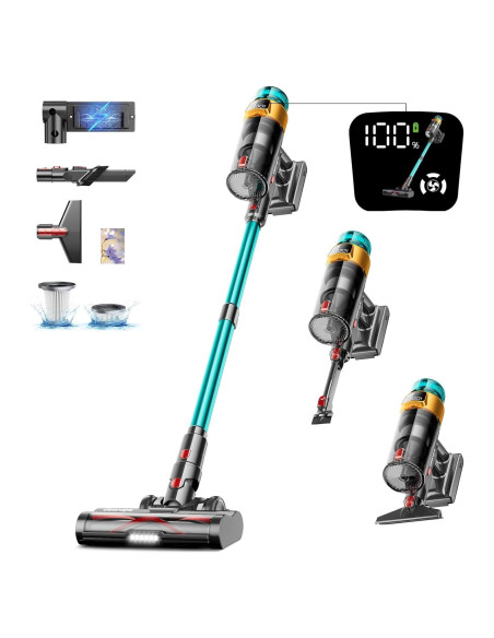 Aspiradora Inalámbrica Dsorupa V10 Ultra 550W 70Min Antienredos