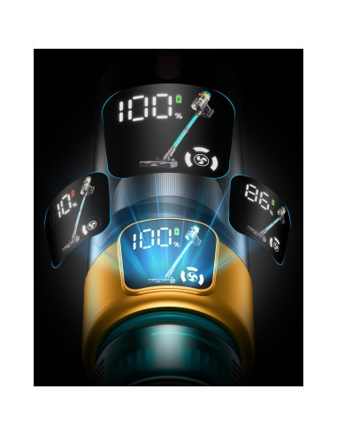 Aspiradora Inalámbrica Dsorupa V10 Ultra 550W 70Min Antienredos