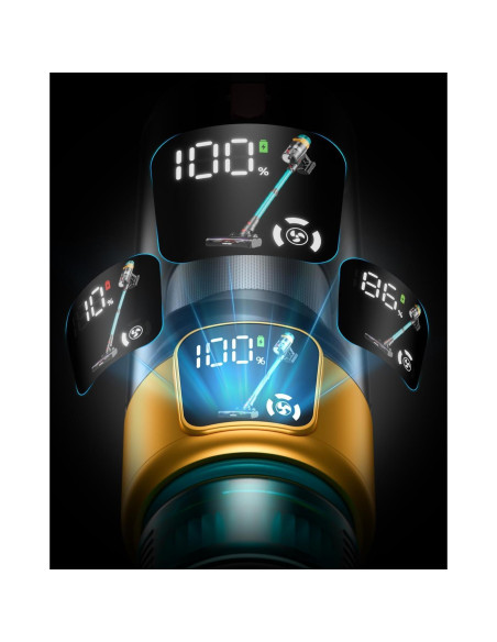 Aspiradora Inalámbrica Dsorupa V10 Ultra 550W 70Min Antienredos