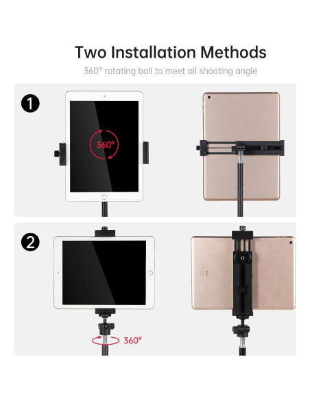 Adaptador de Montaje en Trípode Teefeet JLP-1 para iPad y Teléfonos