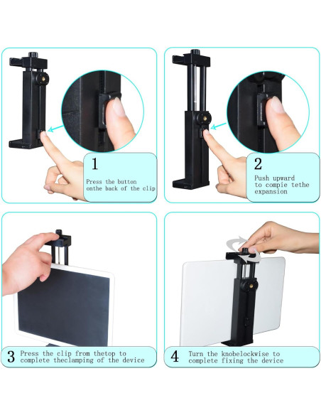 Adaptador de Montaje en Trípode Teefeet JLP-1 para iPad y Teléfonos