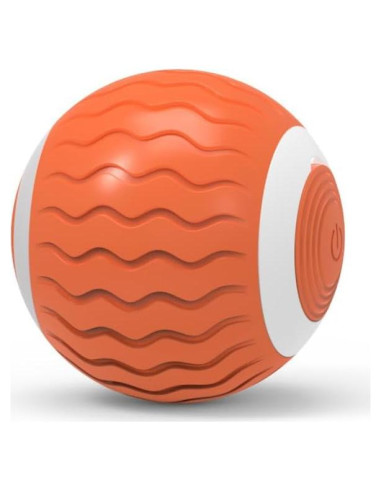 Bola Interactiva para Gatos Yige Naranja LED Recargable
