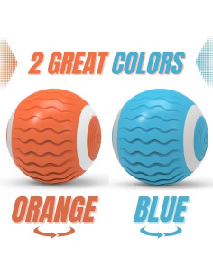 Bola Interactiva para Gatos Yige Naranja LED Recargable 2