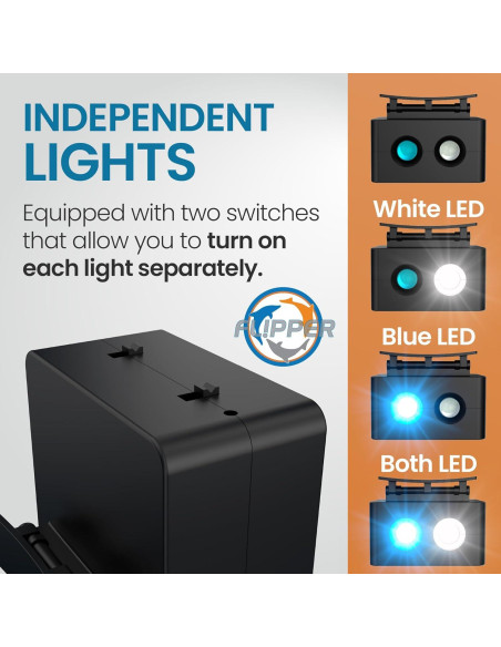 Foco LED Recargable Flipper DeepSee para Acuarios