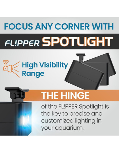 Foco LED Recargable Flipper DeepSee para Acuarios