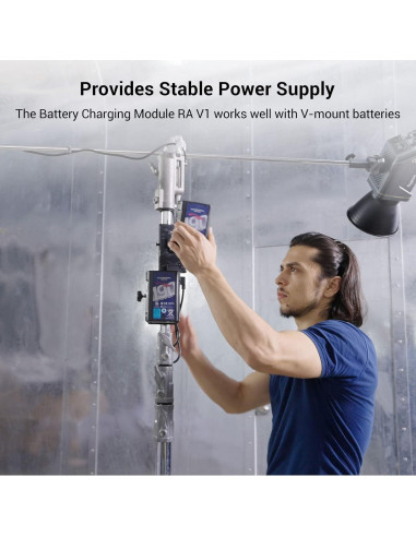 Placa de Batería V-Mount SmallRig 3676 para Luz COB