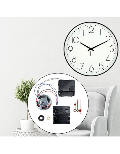 Mecanismo Reloj de Pared DIY Estilo E con Campana