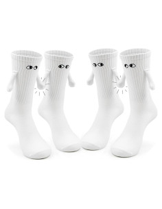 Calcetines Magnéticos Divertidos para Parejas - 2 Pares