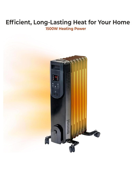 Calefactor de Radiador Comfort Zone 1500W Digital Aceite