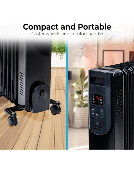 Calefactor de Radiador Comfort Zone 1500W Digital Aceite