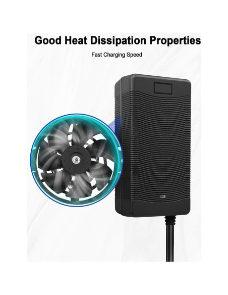 Cargador de Scooter Vaticas 63V 2A Compatible Ninebot