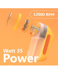 Afeitadora de Tela Pionix FB-398 35W Amarilla - Elimina Pelusa 2