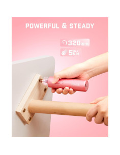 Destornillador Inalámbrico Fanttik NEX S1 Rosa 320 RPM 2