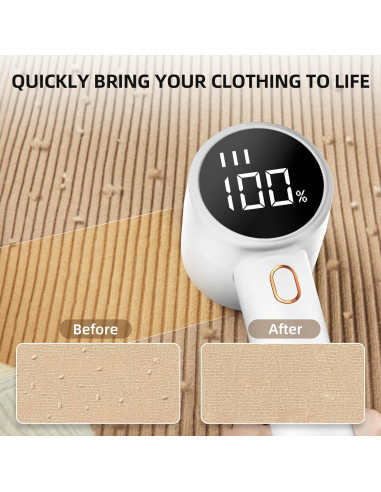 Raspador de tela Peiyuu Q20 recargable con pantalla LED