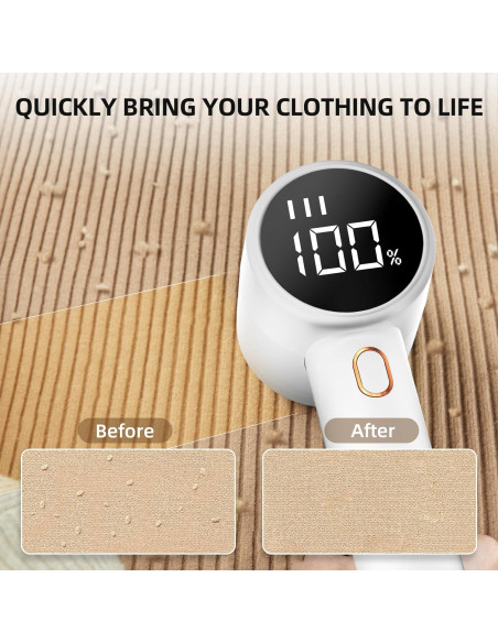 Raspador de tela Peiyuu Q20 recargable con pantalla LED