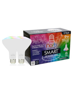 Bombillas LED Inteligentes NorbSMART BR30 9W 2-Pack