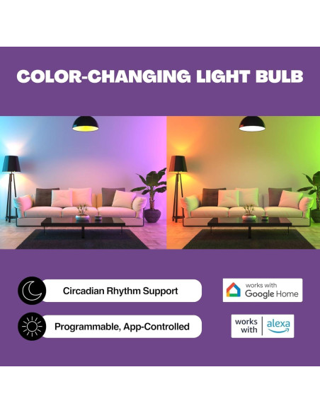 Bombillas LED Inteligentes NorbSMART BR30 9W 2-Pack