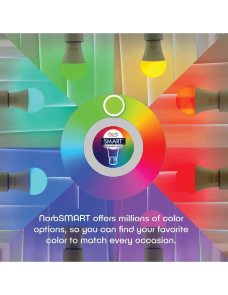 Bombillas LED Inteligentes NorbSMART BR30 9W 2-Pack